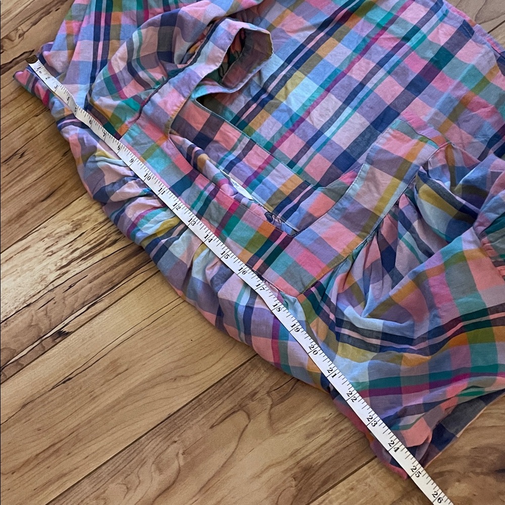 Plaid Multicolor Women's Top size 14W 0X Terra & Sky - Picture 8 of 8